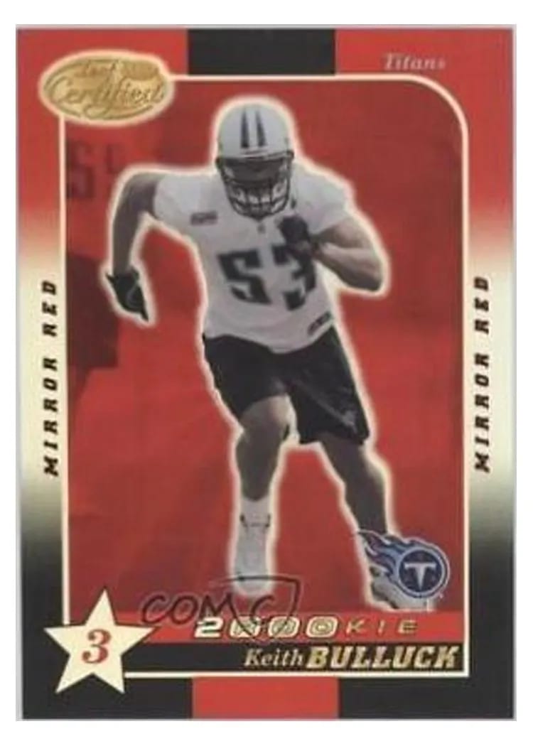 2000 Leaf Certified Keith Bulluck #189 card