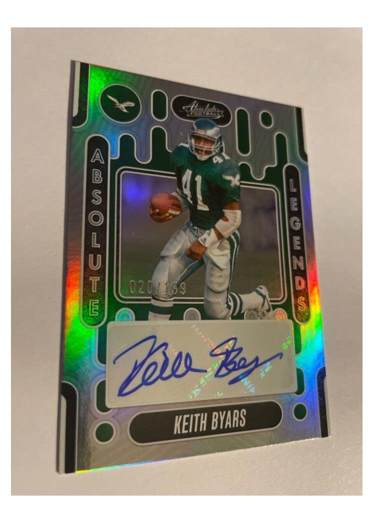 2024 Panini Absolute Absolute Legends Signatures Keith Byars #ALS-KBS card
