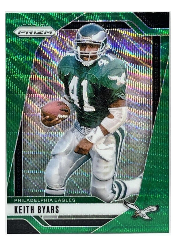 2024 Panini Prizm Base Set Keith Byars Green Wave #239 card