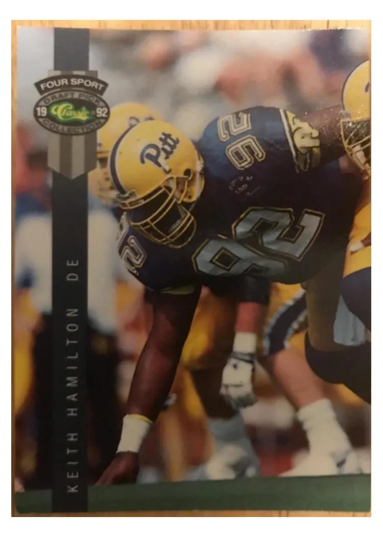 1992 Classic 4 Sport Keith Hamilton #101 card