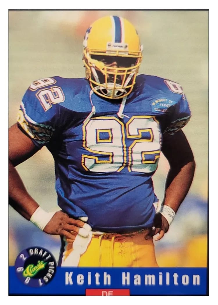 1992 Classic Draft Picks Keith Hamilton #28 card