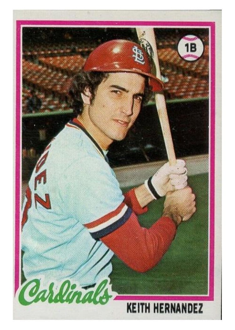 1978 Topps Keith Hernandez #143 card
