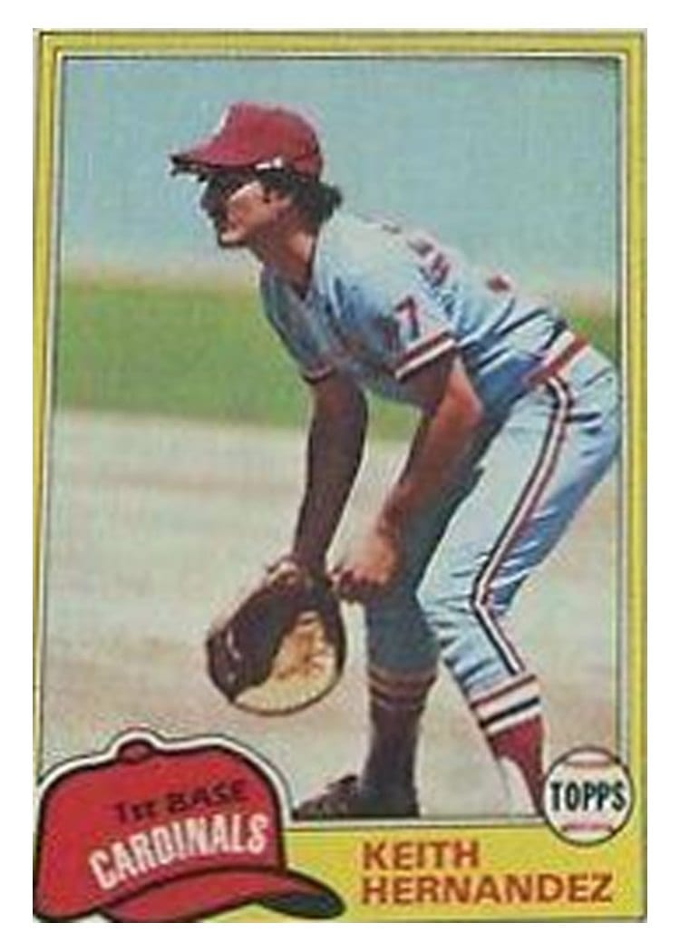 1981 Topps Keith Hernandez #420 card