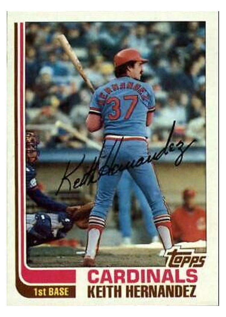 1982 Topps Keith Hernandez #210 card