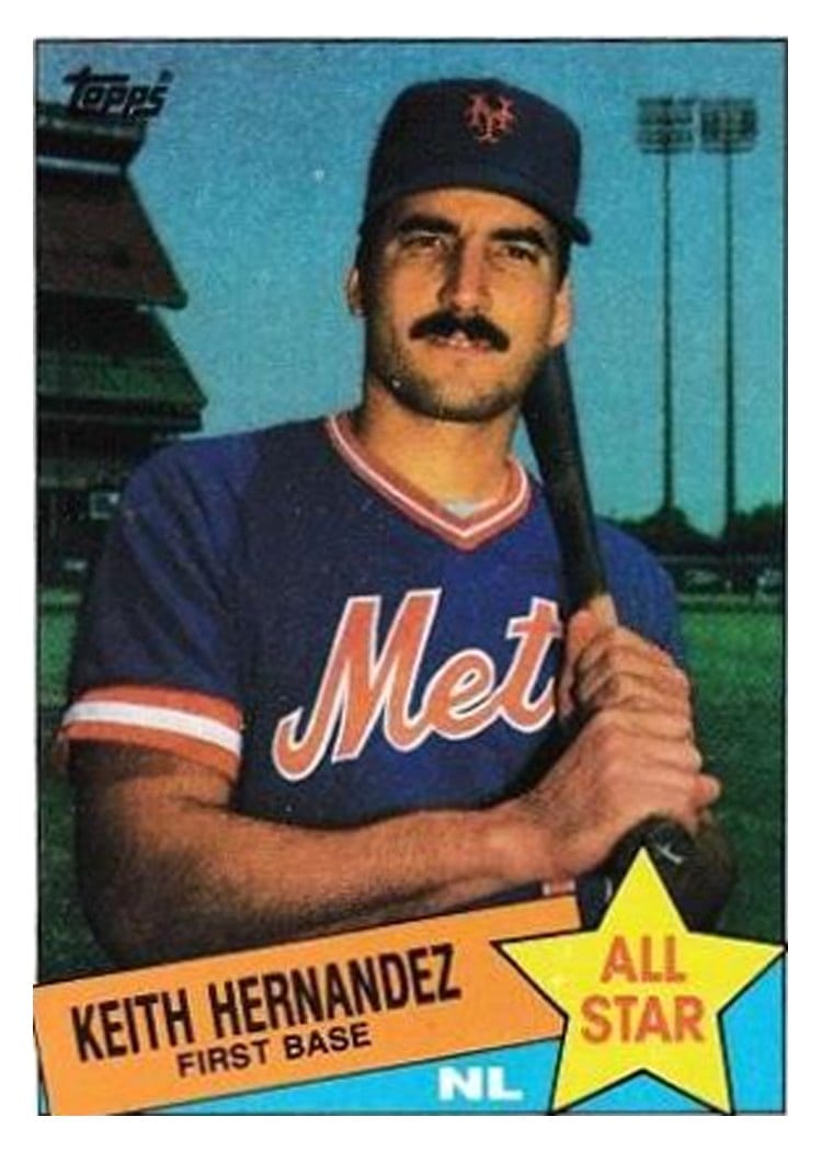 1985 Topps Keith Hernandez #712 card