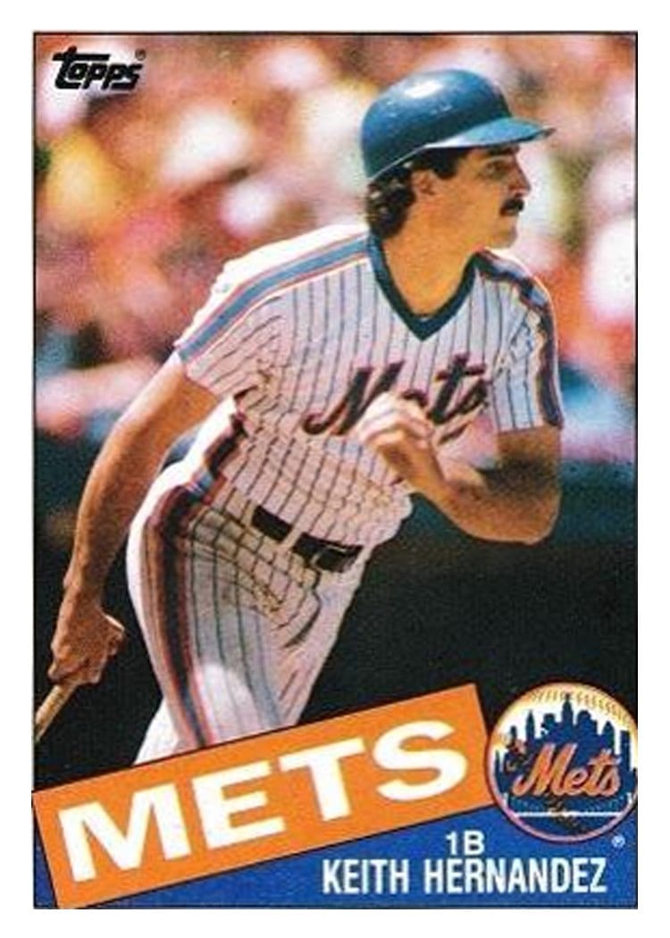 1985 Topps Keith Hernandez #80 card