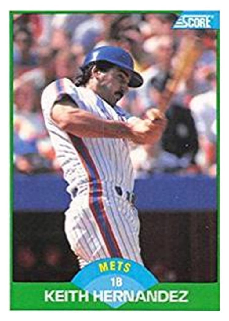 1989 Score Keith Hernandez #41 card