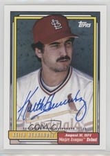2022 Topps Archives 1992 Topps Debut Autographs Keith Hernandez #72DB-KH card