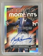 2023 Finest Moments Autographs Keith Hernandez #FMA-KH