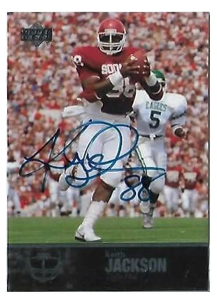 2011 Upper Deck College Legends Autograph Keith Jackson #1 card