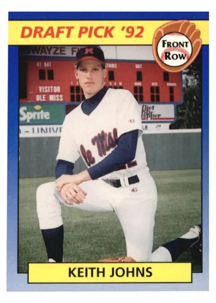 1992 Front Row Draft Picks Keith Johns #52 card