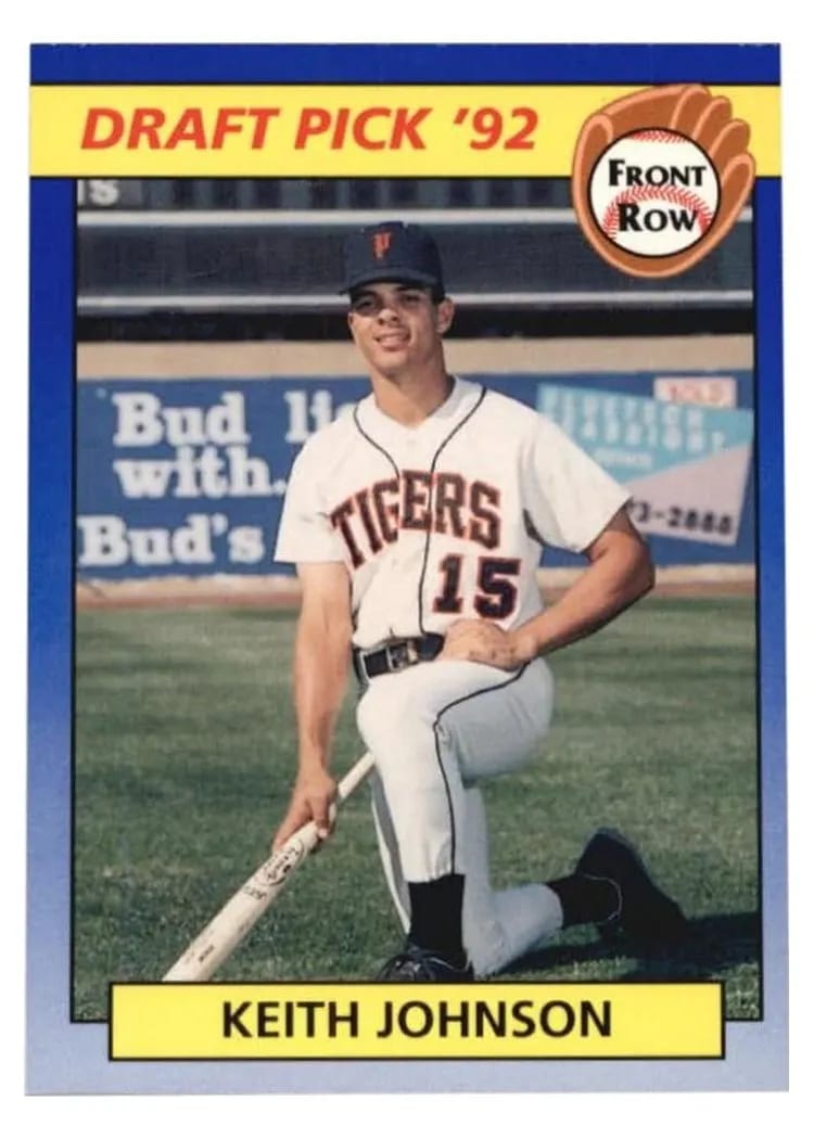 1992 Front Row Draft Picks Keith Johnson #21 card