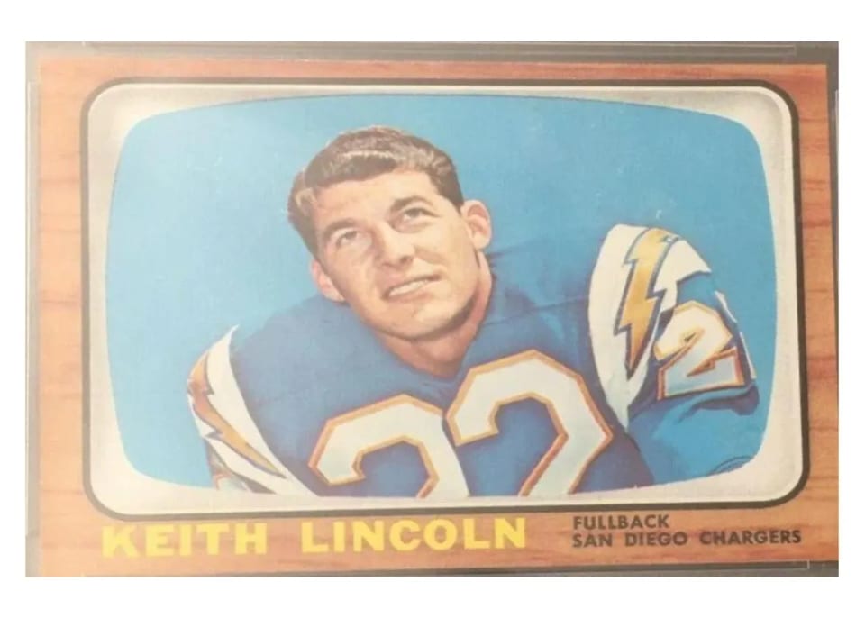 1966 Topps Keith Lincoln #127 card