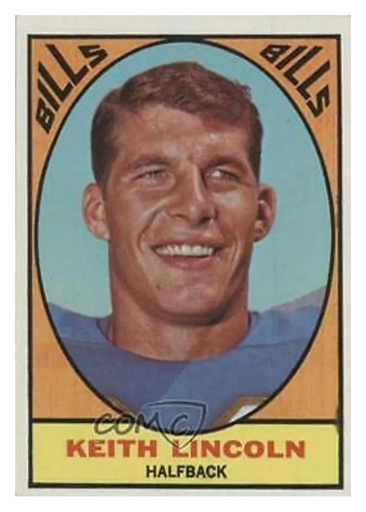 1967 Topps Keith Lincoln #15 card
