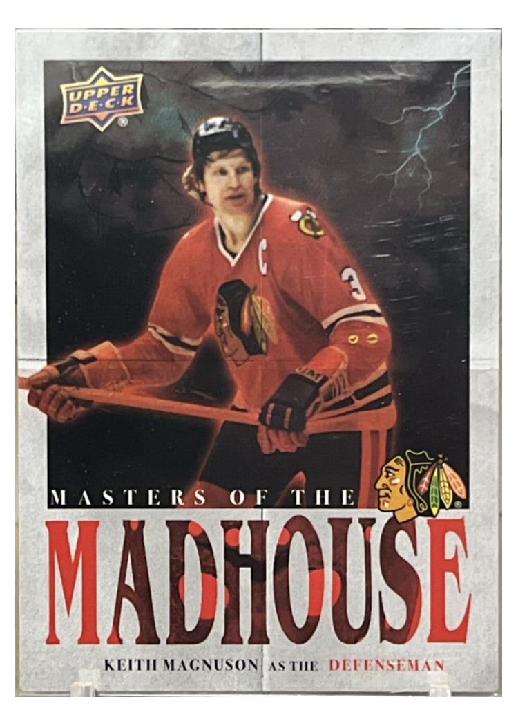 2025-26 Upper Deck Chicago Blackhawks Centennial Masters of the Madhouse Box Keith Magnuson #MM-9 card