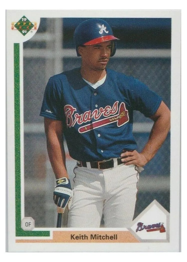 1991 Upper Deck Final Edition Keith Mitchell #56F card
