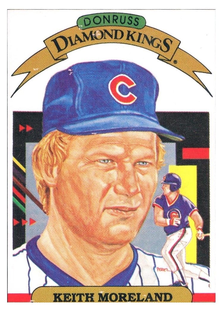 1987 Donruss Keith Moreland #24 card