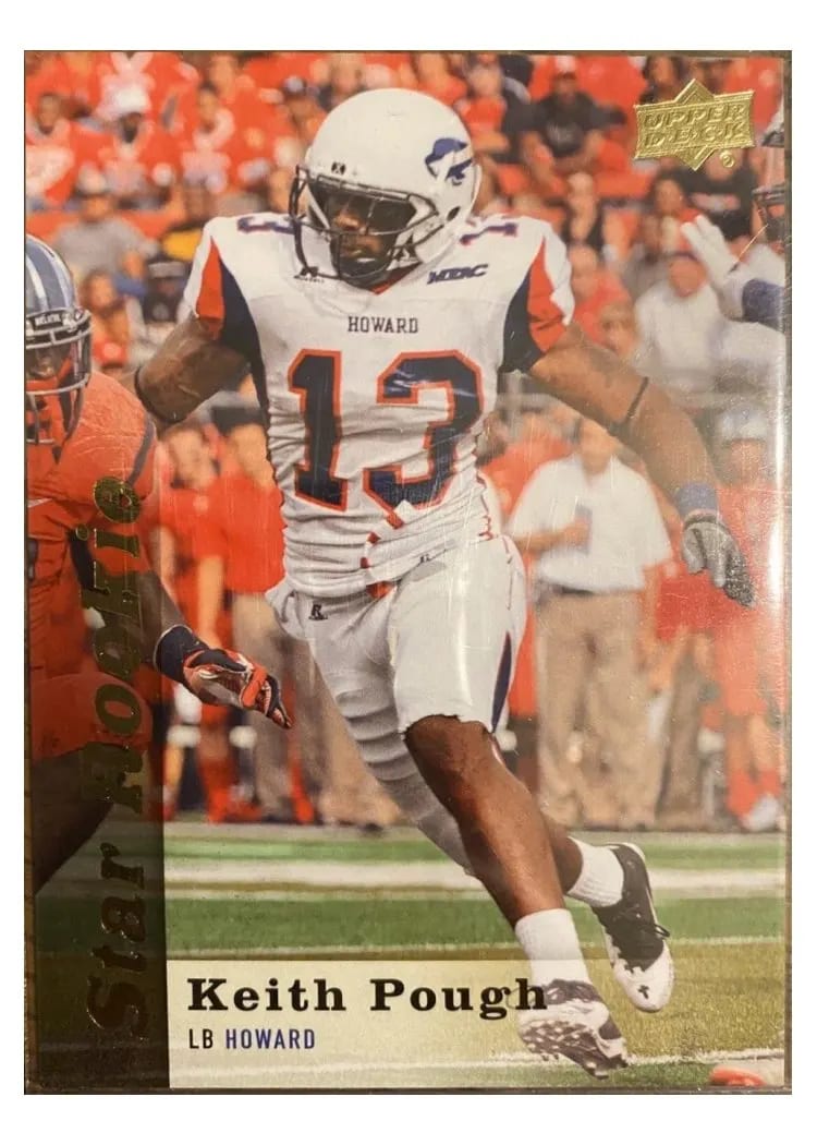 2013 Upper Deck Keith Pough #62 card