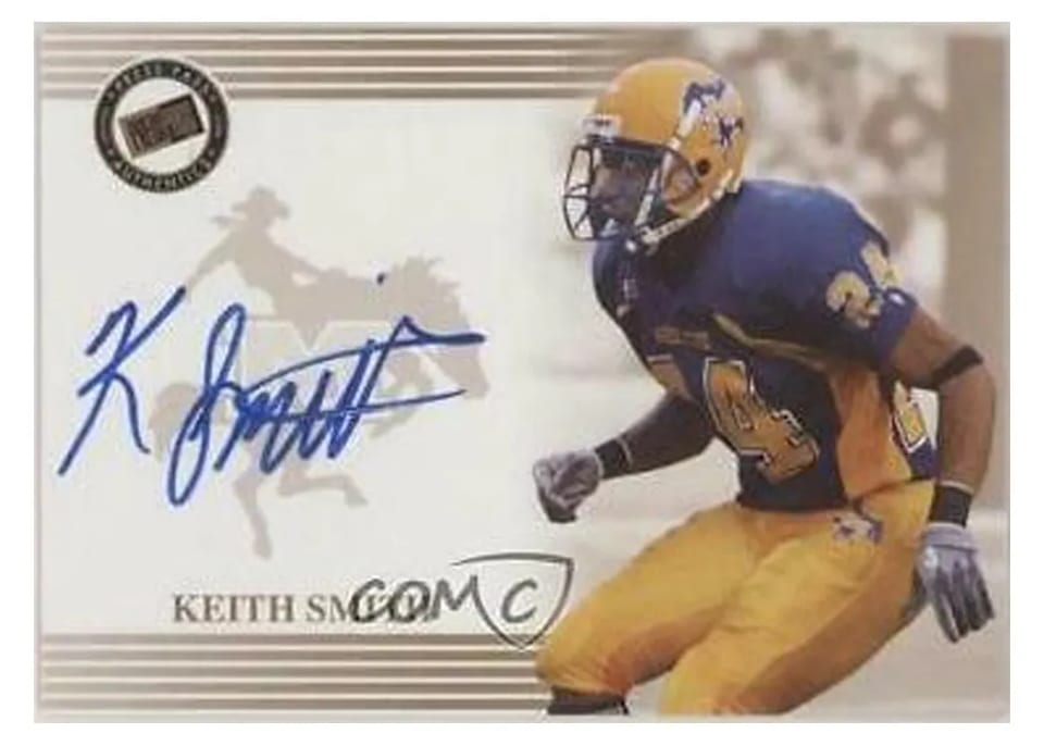 2004 Press Pass Autograph Keith Smith Bronze card