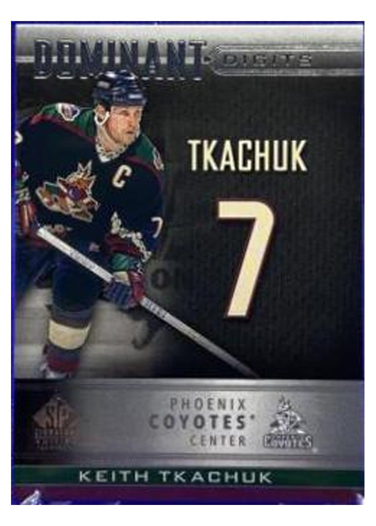 2020-21 SP Signature Edition Legends Dominant Digits Keith Tkachuk #DD-29 card