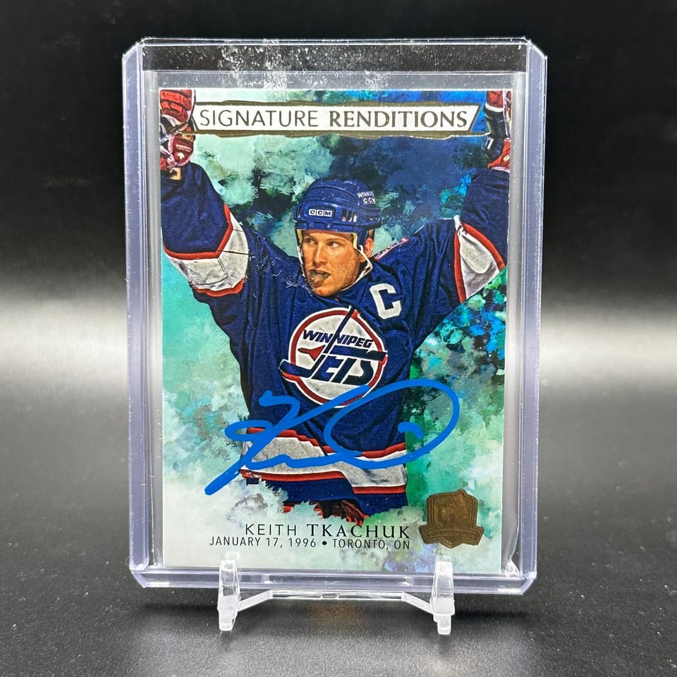 2021-22 Upper Deck The Cup Signature Renditions Keith Tkachuk #SR-KT card