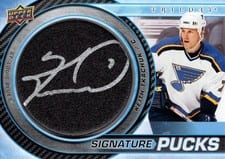 2022-23 Upper Deck Trilogy Signature Pucks Keith Tkachuk #SP-KT card