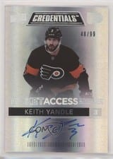 2021-22 Upper Deck Credentials Ticket Access Autos Keith Yandle #TAA-KY card