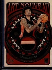 2024-25 Panini Court Kings Art Nouveau Relics Kel'el Ware #AN-KLW card