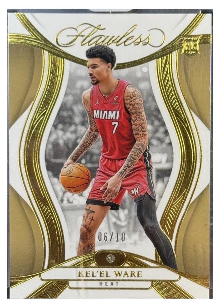 2024-25 Panini Flawless Base Gems Kel'el Ware #87 card