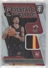 2024-25 Panini Totally Certified Fabric of the Game Rookies Kel'el Ware #FGR-KLW card