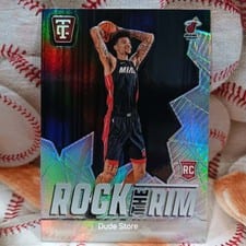 2024-25 Panini Totally Certified Rock the Rim Kel'el Ware #17 card