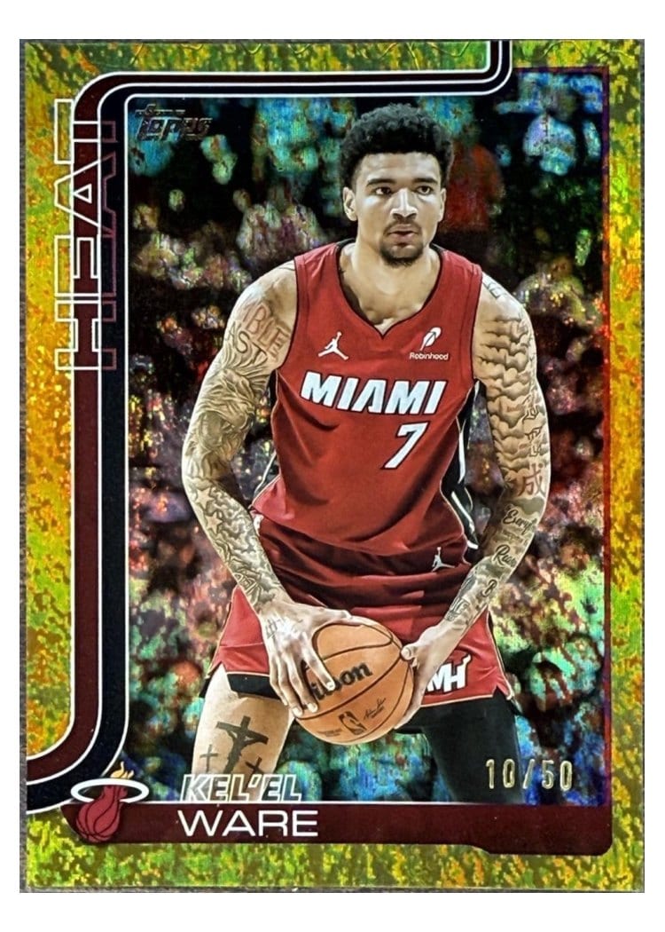 2025-26 Topps Base Set Kel'el Ware Holo Gold Foil #74 card