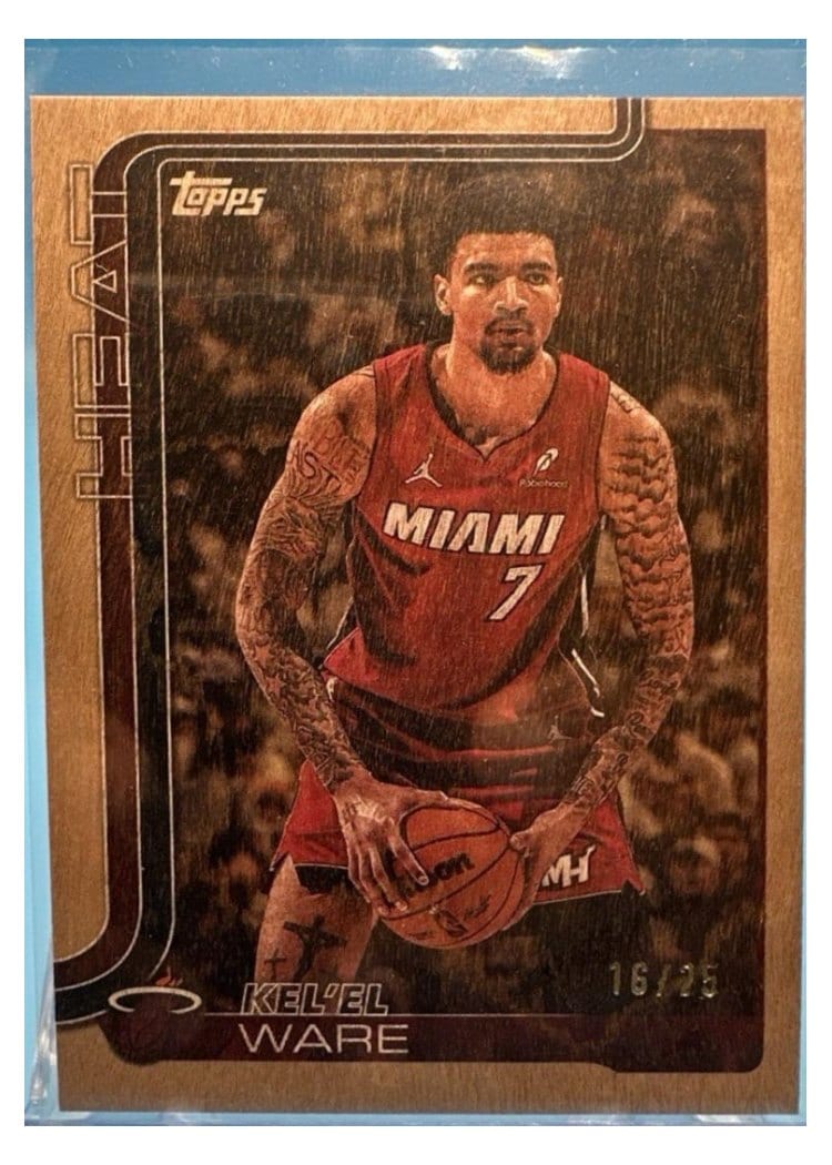 2025-26 Topps Base Set Kel'el Ware Wood #74 card