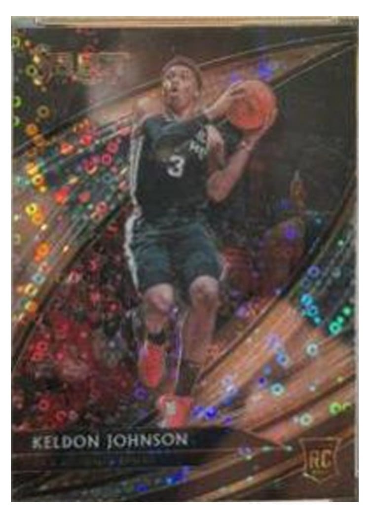 2019-20 Panini Select Base Set Keldon Johnson #279 card