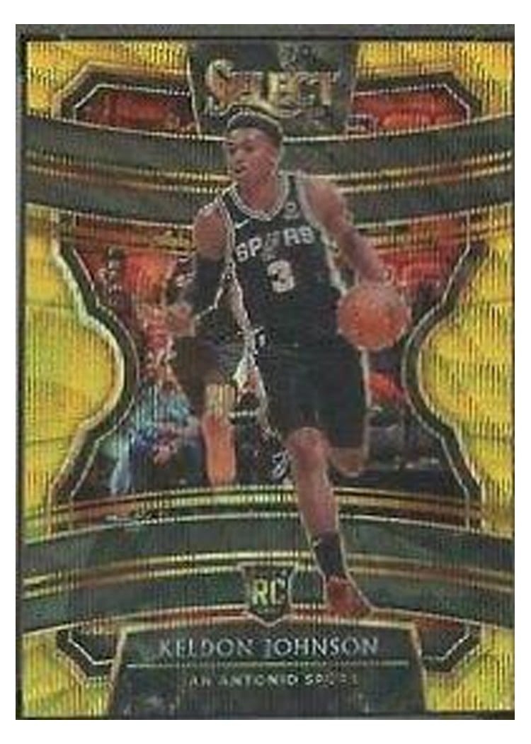 2019-20 Panini Select Base Set Keldon Johnson #45 card
