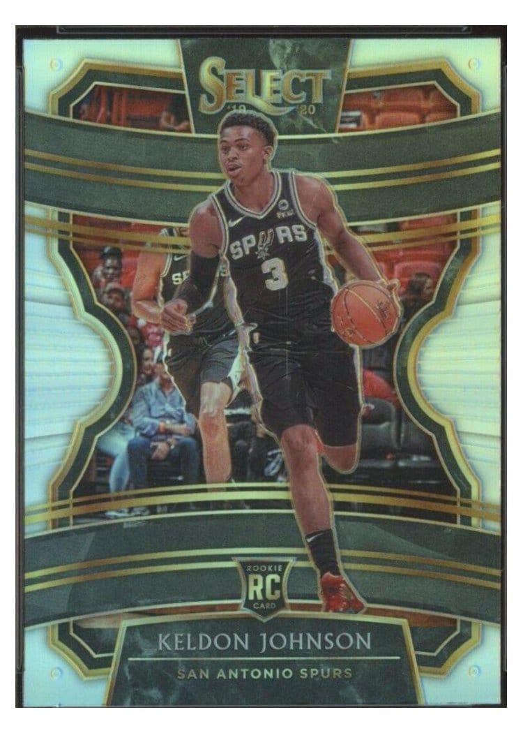 2019-20 Panini Select Base Set Keldon Johnson #45 card