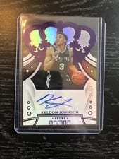 2019 Panini Crown Royale Rookie Autographs Keldon Johnson #CR-KJN card