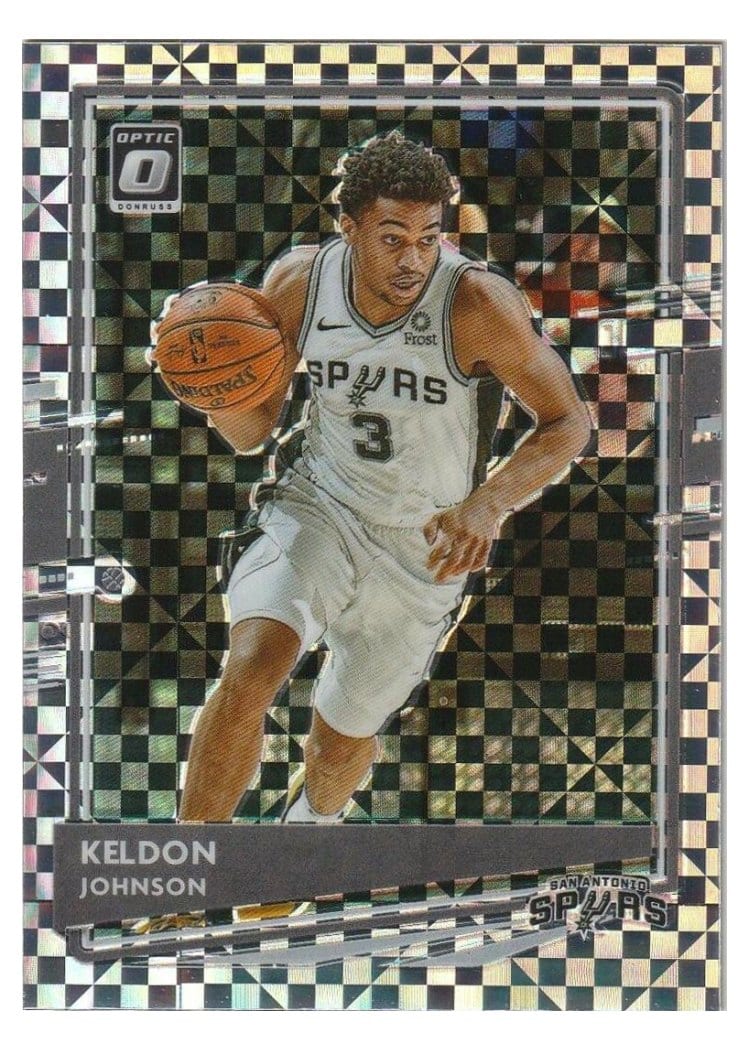 2020-21 Donruss Optic Base Set Keldon Johnson #10 card