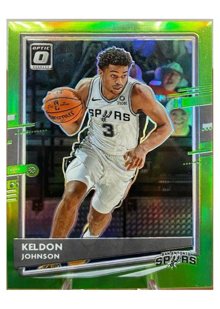 2020-21 Donruss Optic Base Set Keldon Johnson #10 card