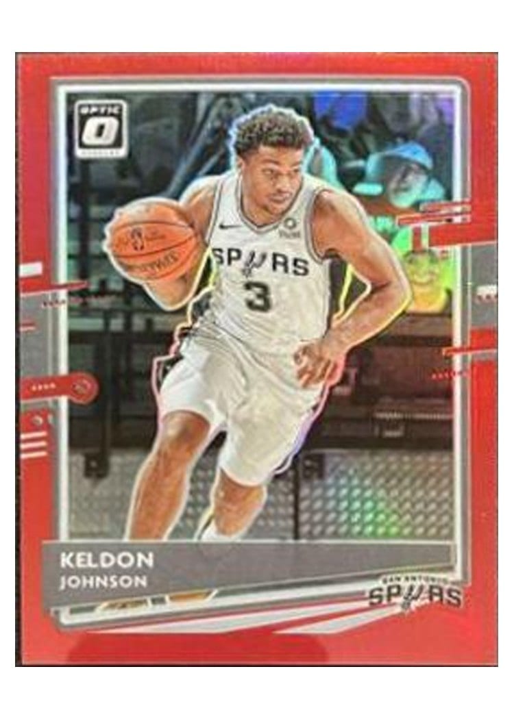 2020-21 Donruss Optic Base Set Keldon Johnson #10 card