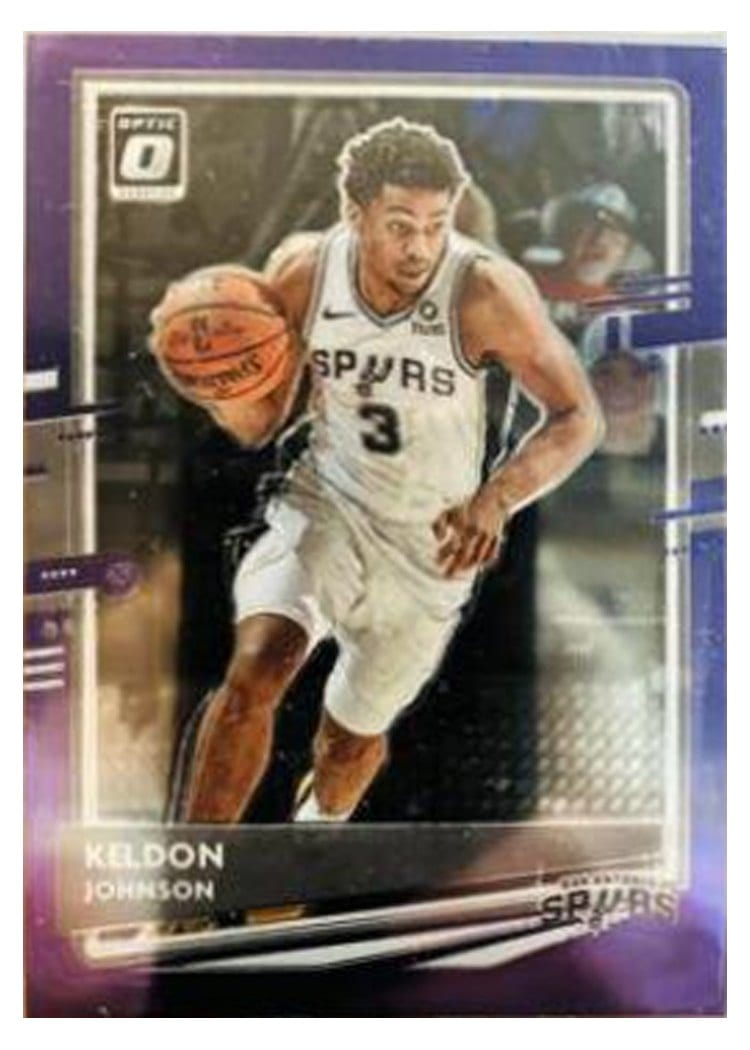 2020-21 Donruss Optic Base Set Keldon Johnson #10 card