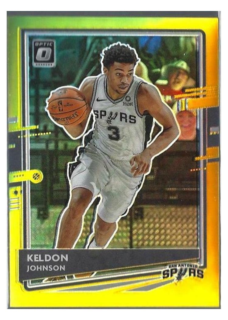 2020-21 Donruss Optic Base Set Keldon Johnson #10 card