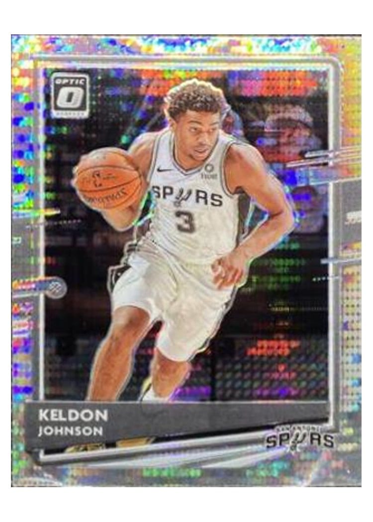 2020-21 Donruss Optic Base Set Keldon Johnson #10 card
