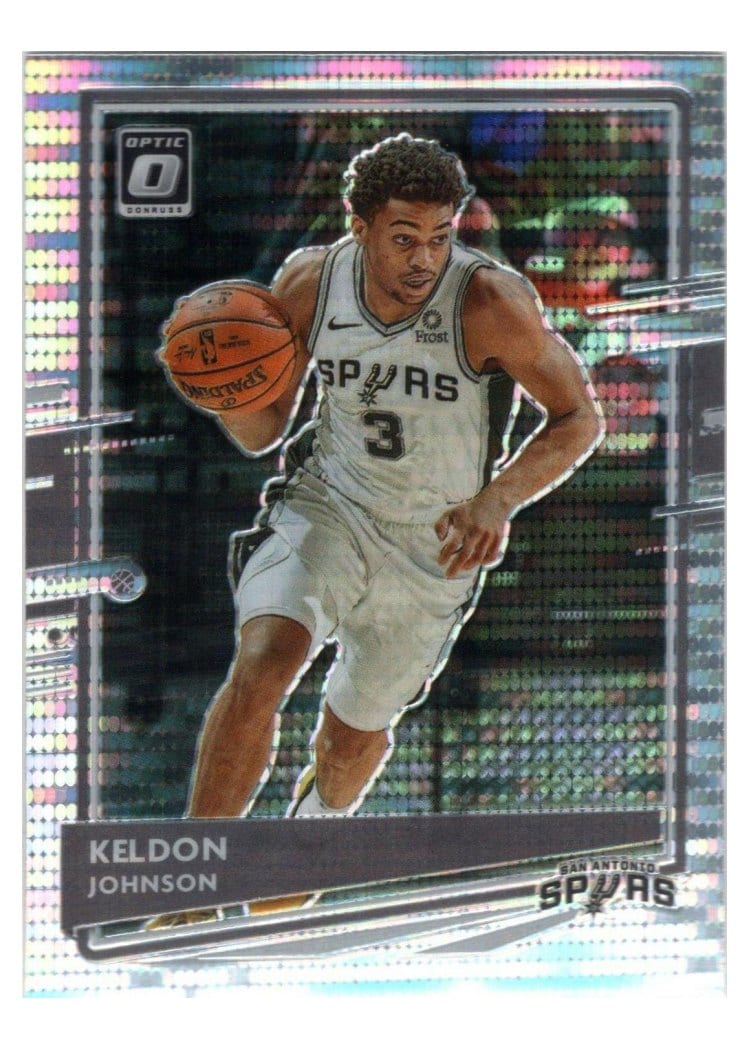 2020-21 Donruss Optic Base Set Keldon Johnson #10 card