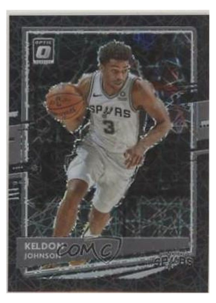 2020-21 Donruss Optic Base Set Keldon Johnson #10 card