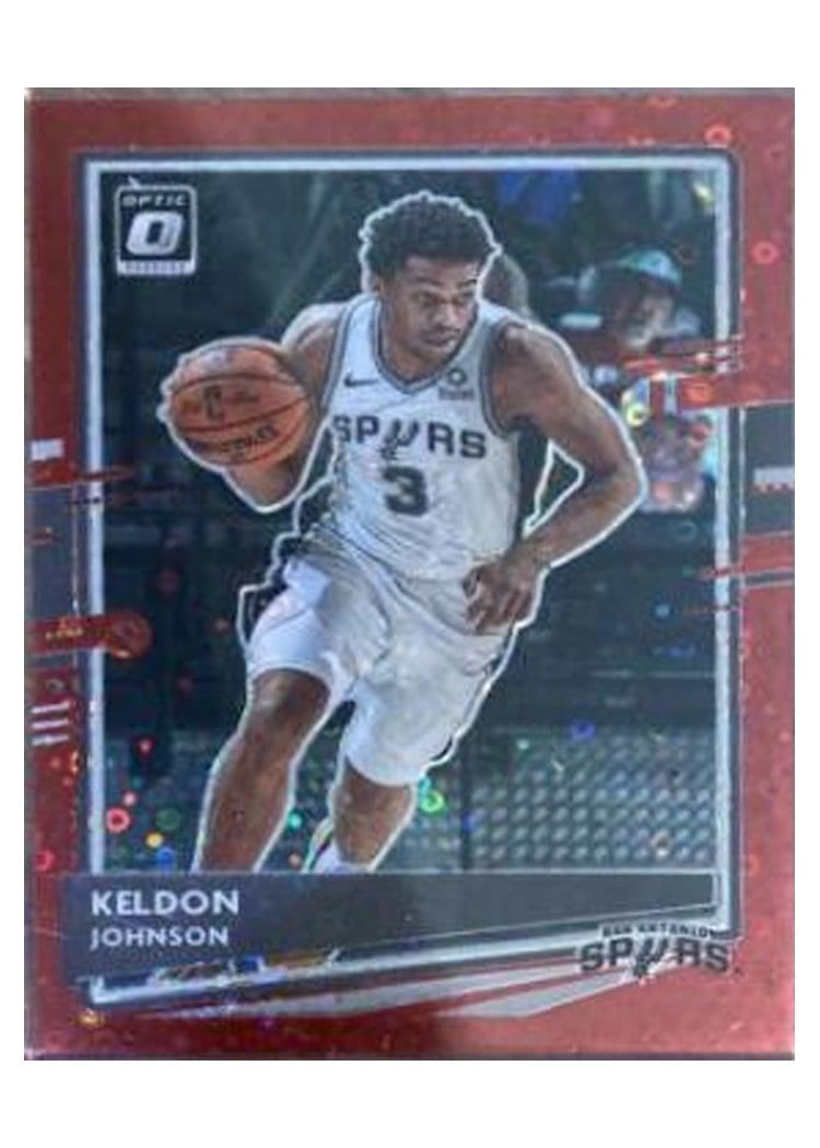 2020-21 Donruss Optic Base Set Keldon Johnson #10 card