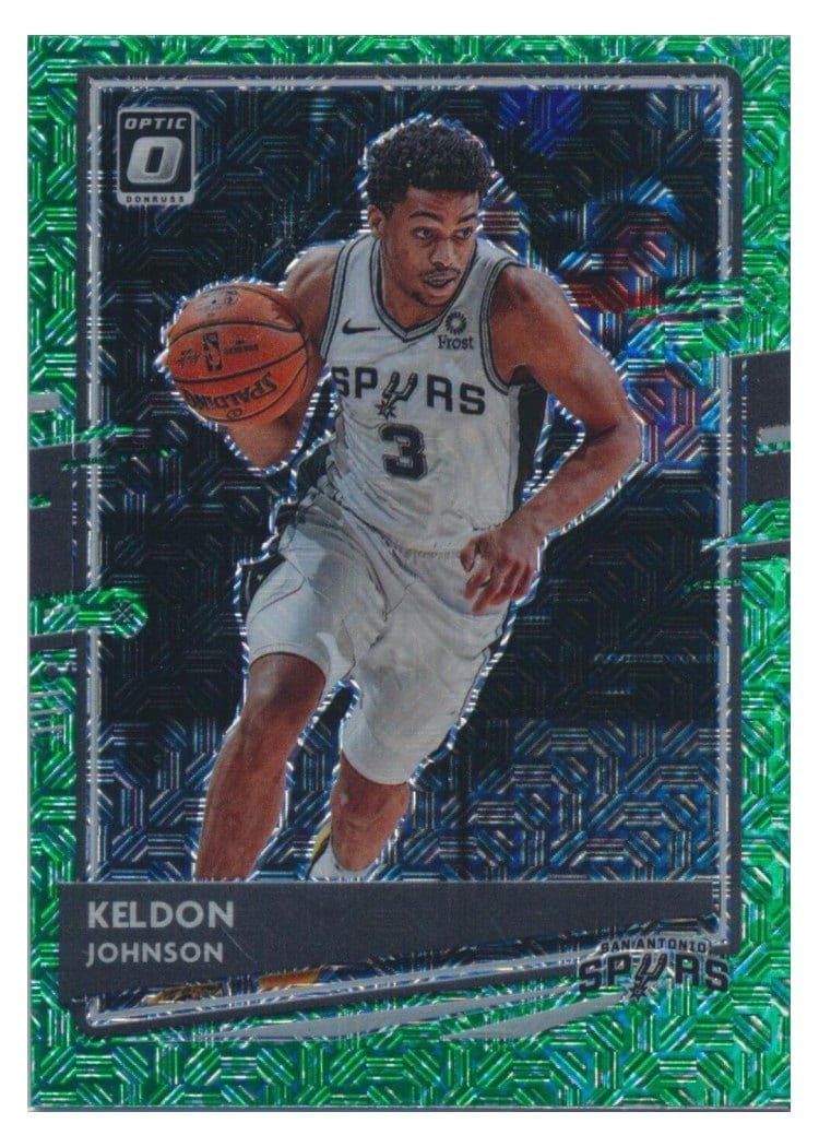 2020-21 Donruss Optic Base Set Keldon Johnson #10 card