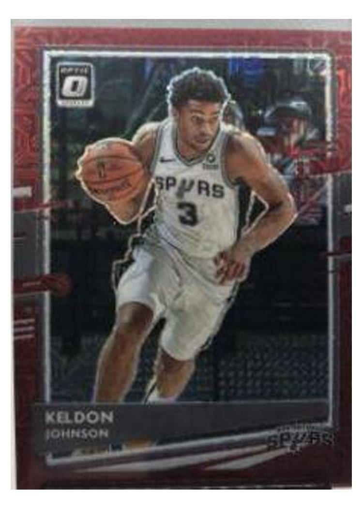 2020-21 Donruss Optic Base Set Keldon Johnson #10 card