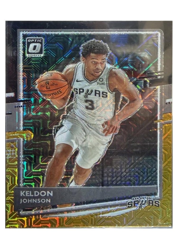 2020-21 Donruss Optic Base Set Keldon Johnson #10 card