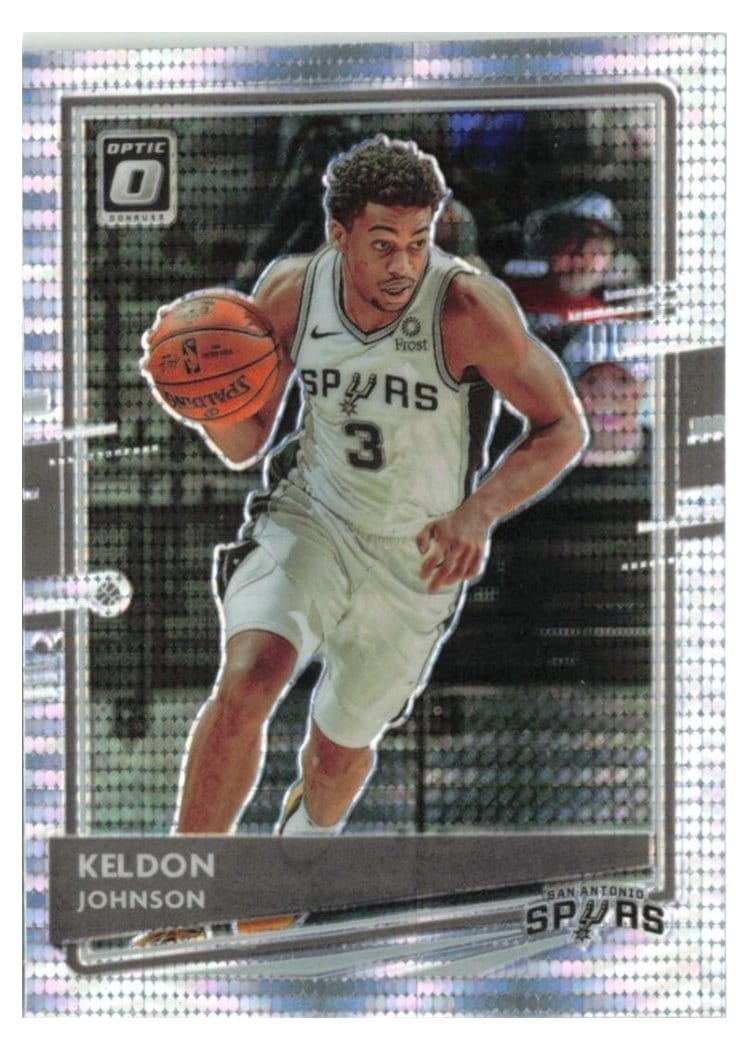 2020-21 Donruss Optic Base Set Keldon Johnson #10 card